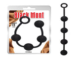 Black Mont  "P” Storm Graduated Beads