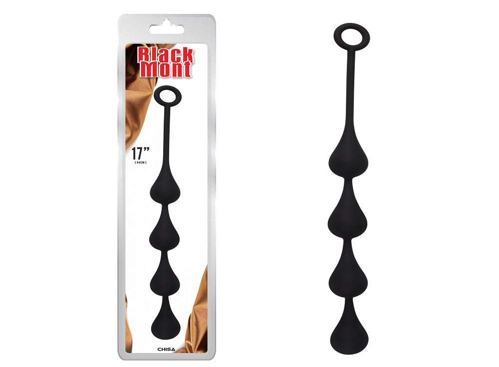 Black Mont  Anal Penetrator Graduated Beads