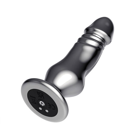 Metal Anal Dildo Vibrator with Remote Control for Men & Women