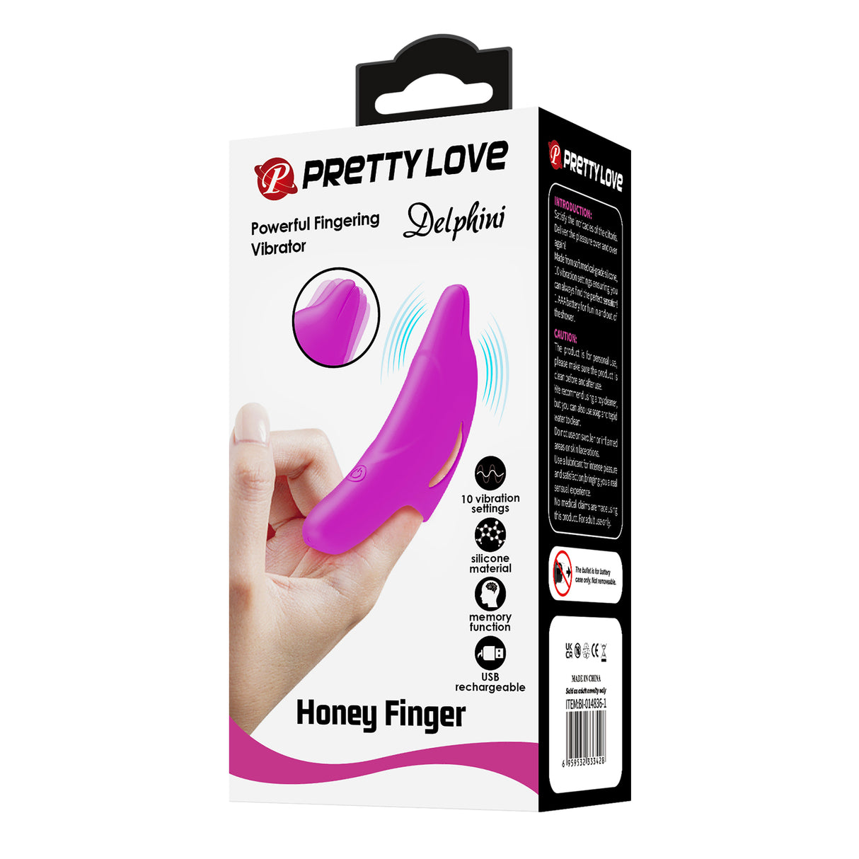 PRETTY LOVE Delphini 10 Vibration Finger Vibrators