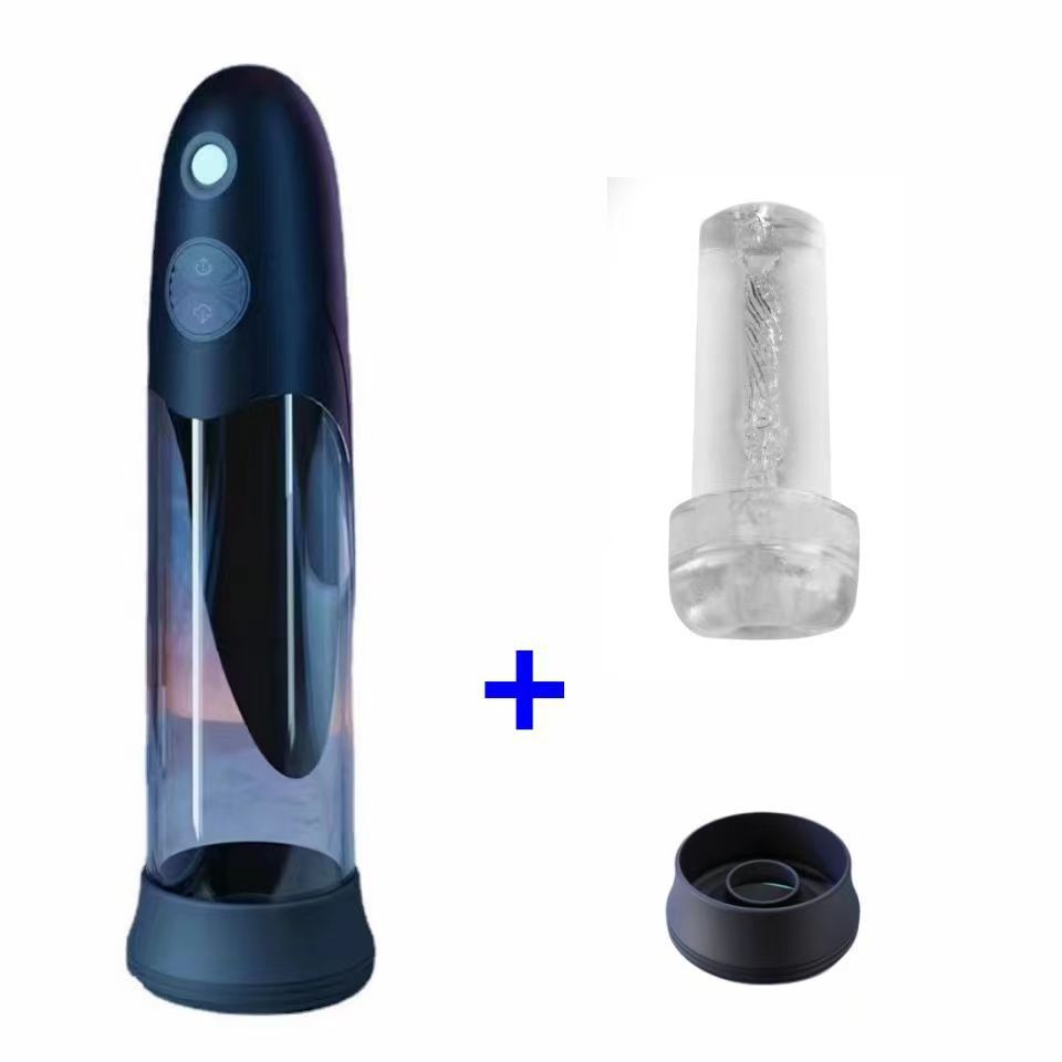 BathFun Automatic Waterproof Pump Penis Enlarger Male Masturbator