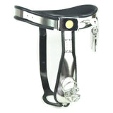 Black Emperor Stainless Steel Lockable Penis Restraint Male Chastity Belt