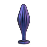 Blush Anal Adventures Matrix Bumped Bling Sapphire 4.5-Inch Anal Plug