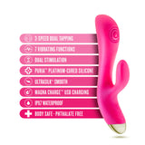 Blush Aria 8 Inch Flexible Multispeed G Spot Vibrator