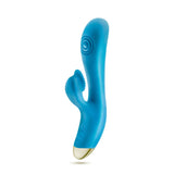 Blush Aria 8 Inch Textured Dual Pulsing Clitoral Vibrator