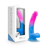 Blush Avant Chasing Sunsets 7.75 in Silicone Dildo with Balls Suction Cup Mermaid