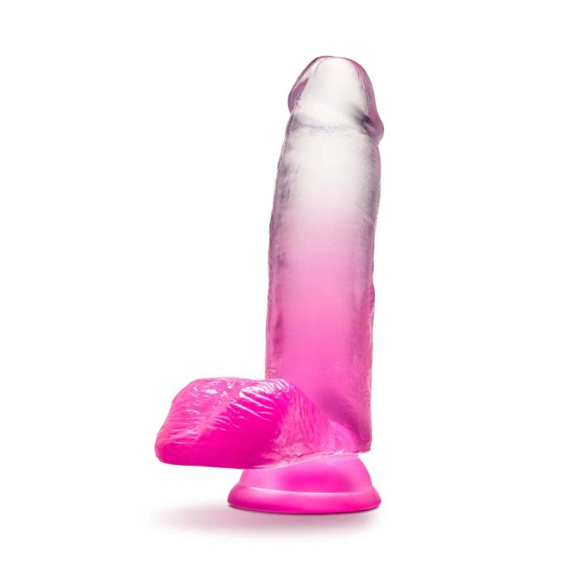 Blush B Yours Sugar Magnolia Fuchsia 6.75 in Dildo with Suction Cup