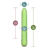 Blush Gaia Eco Plant Based 7" Slim Multispeed Vibrator