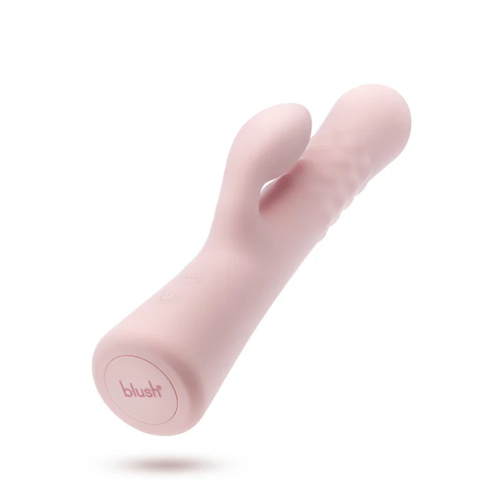 Blush Jaymie 9.25 Inch G Spot Clitoral Dual Stimulation Rabbit Vibrator