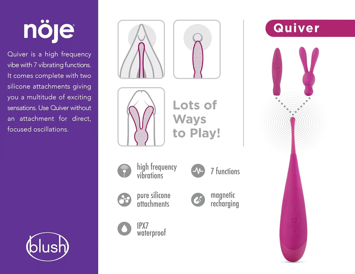 Blush Noje Quiver Lily G-Spot Vibrators Purple