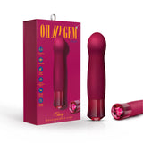 Blush Oh My Gem Garnet Classy 5.5 Inch Warming G Spot Stimulation Vibrator