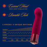 Blush Oh My Gem Garnet Classy 5.5 Inch Warming G Spot Stimulation Vibrator