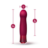 Blush Oh My Gem Garnet Classy 5.5 Inch Warming G Spot Stimulation Vibrator