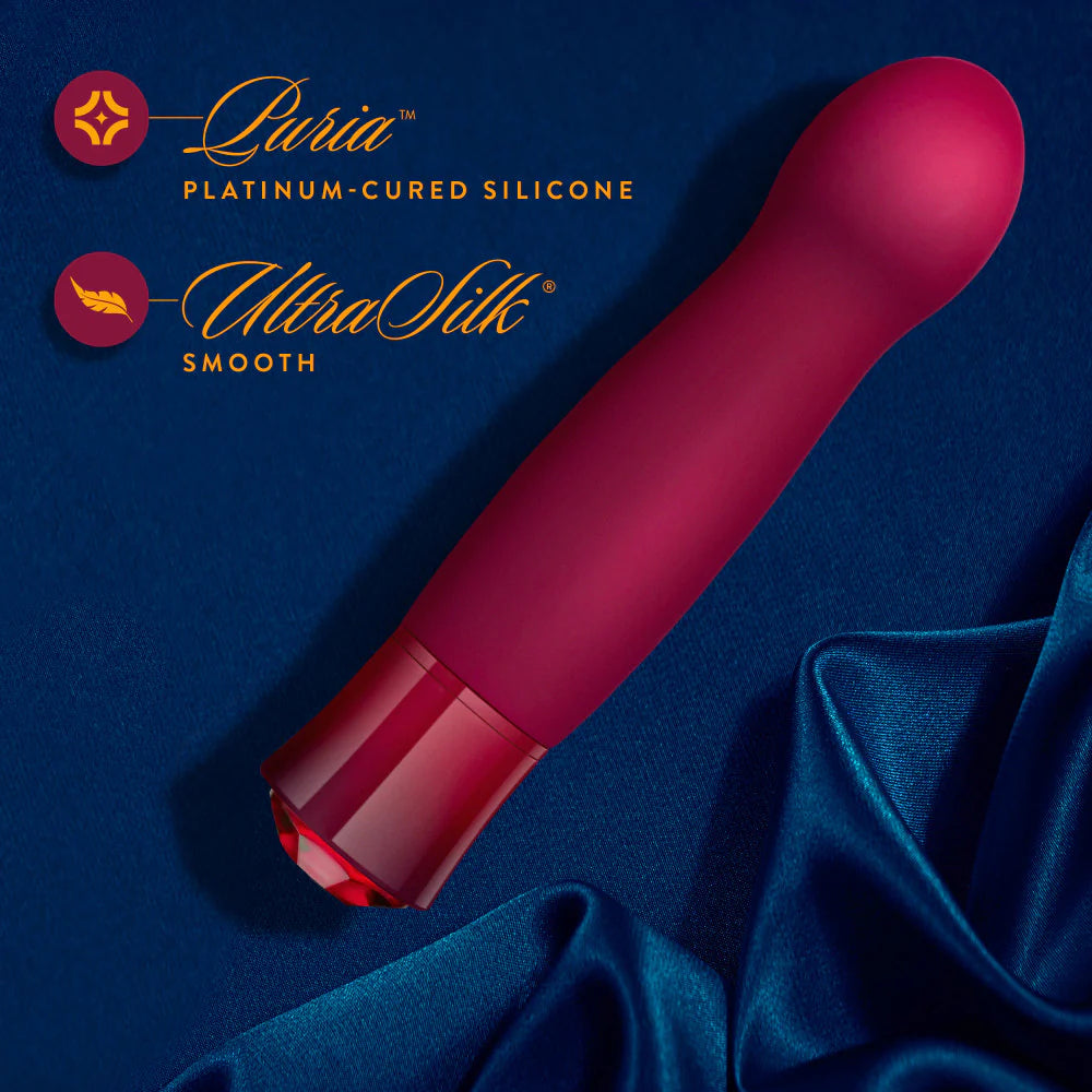 Blush Oh My Gem Garnet Classy 5.5 Inch Warming G Spot Stimulation Vibrator