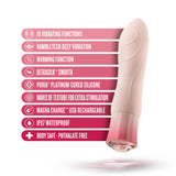 Blush Oh My Gem Morganite Elegant 5.5 Inch Warming G Spot Stimulation Vibrator