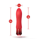 Blush® Oh My Gem Ruby Desire 5.5 Inch Warming G Spot Stimulation Vibrator