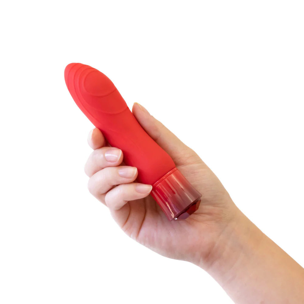 Blush® Oh My Gem Ruby Desire 5.5 Inch Warming G Spot Stimulation Vibrator