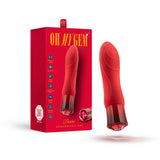 Blush® Oh My Gem Ruby Desire 5.5 Inch Warming G Spot Stimulation Vibrator