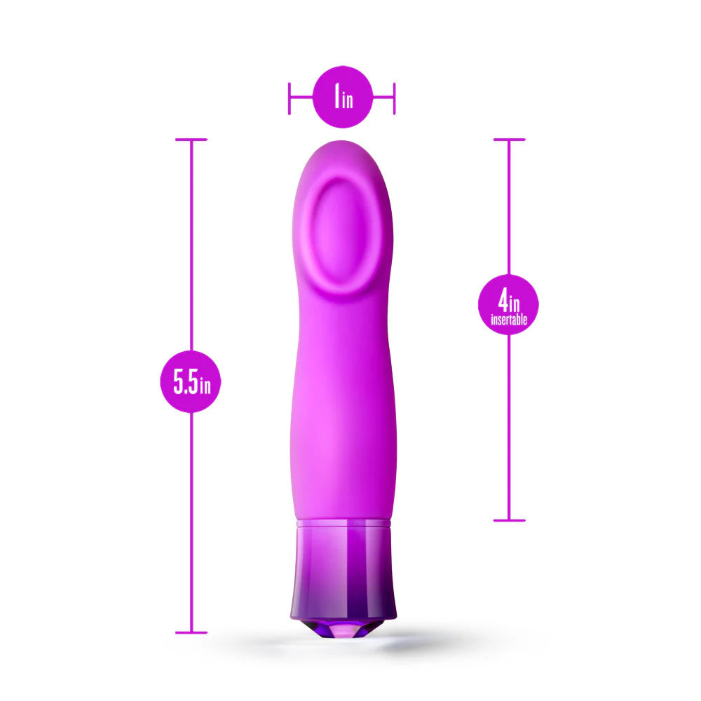 Blush Oh my Gem Amethyst 5.5 Inch Warming G Spot Stimulation Vibrator