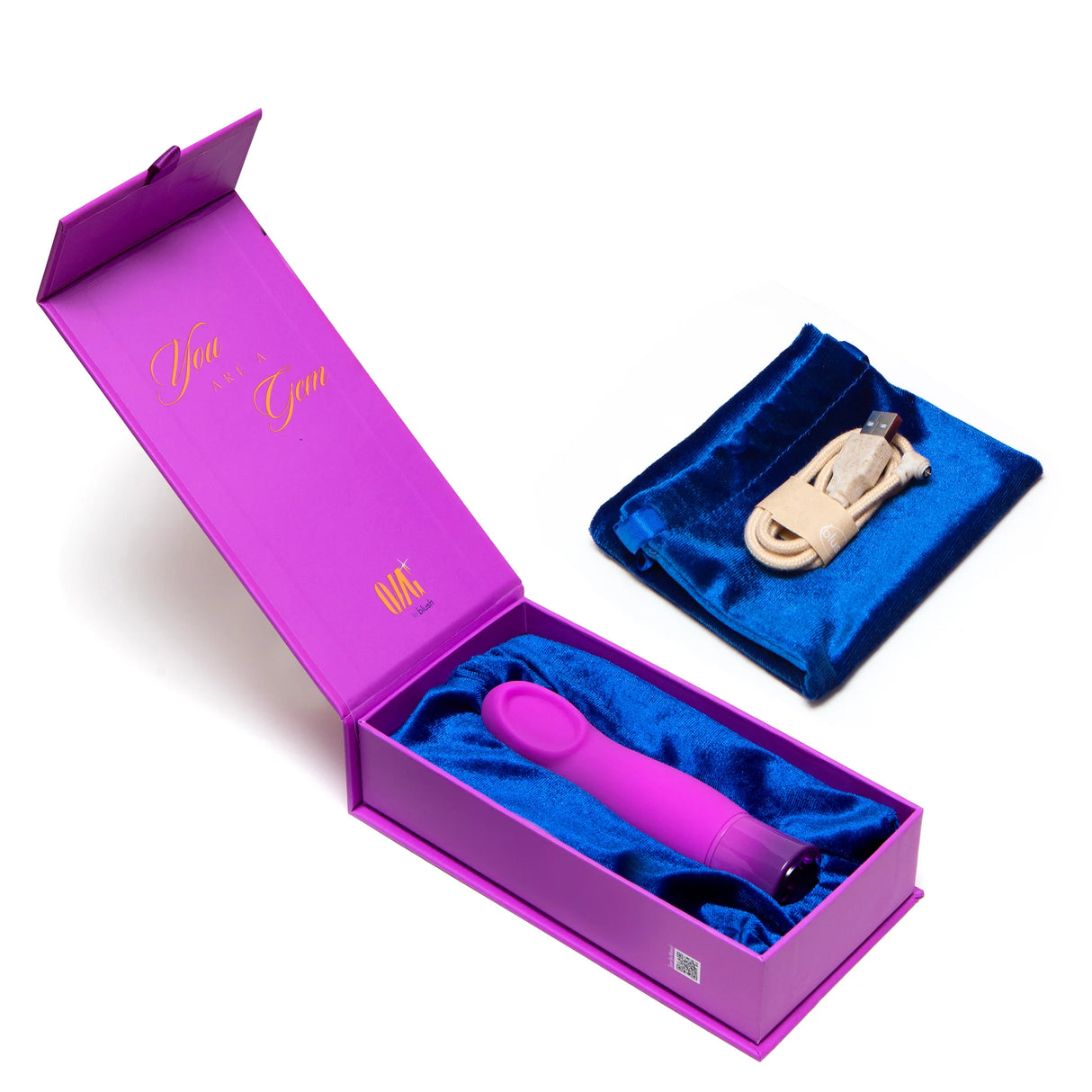 Blush Oh my Gem Amethyst 5.5 Inch Warming G Spot Stimulation Vibrator