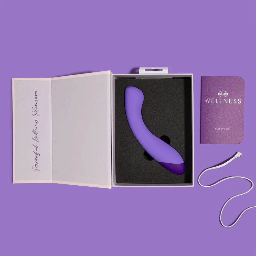 Blush™ Wellness G Ball G-Spot Purple Ultra Silk Vibrator