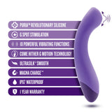 Blush™ Wellness G Ball G-Spot Purple Ultra Silk Vibrator