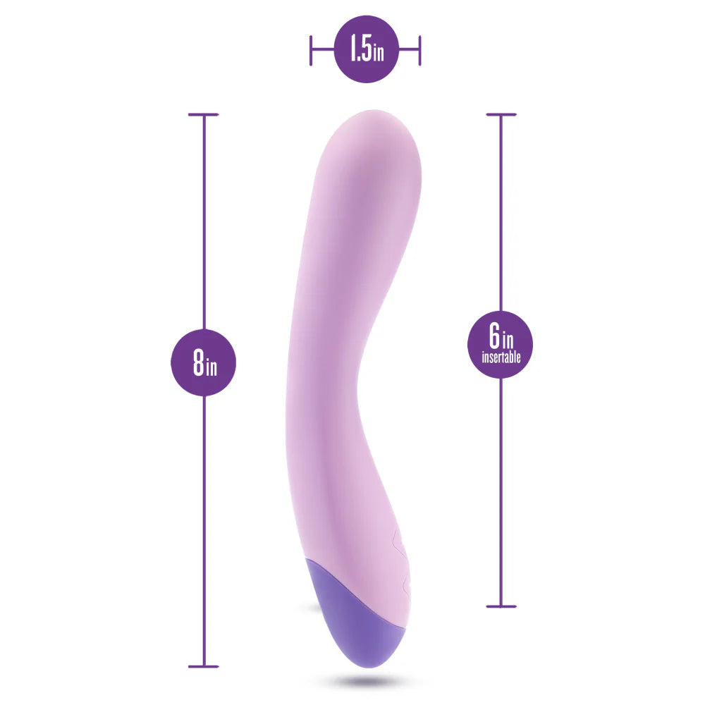 Blush™ Wellness G Curve G-Spot Purple UltraSilk Vibrator