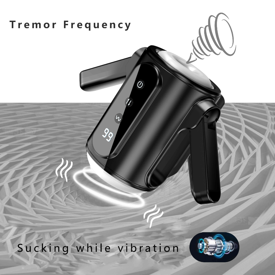 Honeysx Both Hand-Held Masturbation Cup Tremor Frequency sucking vibration