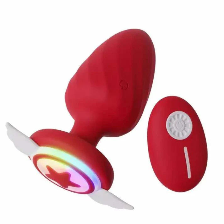 Butterfly butt plug Remote Control Led Light Up anal plug