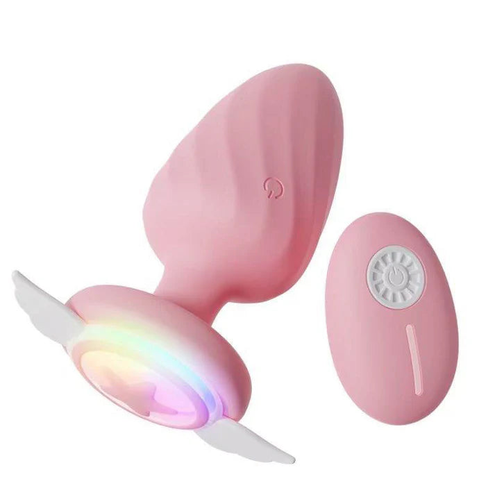 Butterfly butt plug Remote Control Led Light Up anal plug