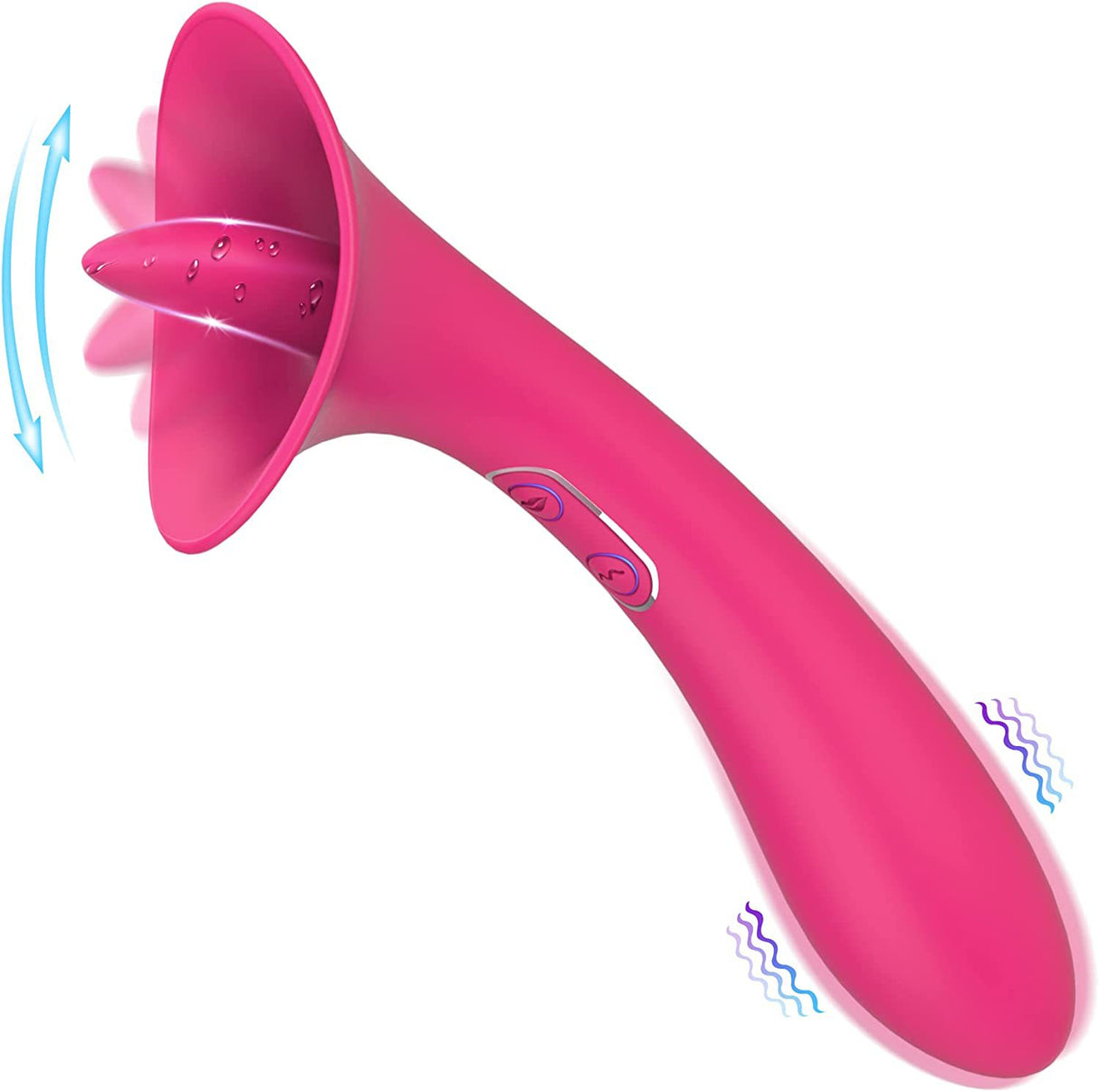 SHD S427 Clit Licking Tongue Vibrator with G Spot Stimulator