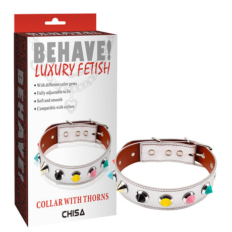 Behave Collar with Thorns