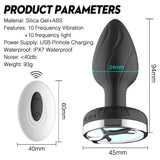 Colorful Dream 10 Vibrating Light-Up Led Anal Plug