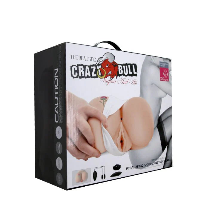 Crazy Bull the Realistic Skin-Like Texture Vagina and Anal Masturbator