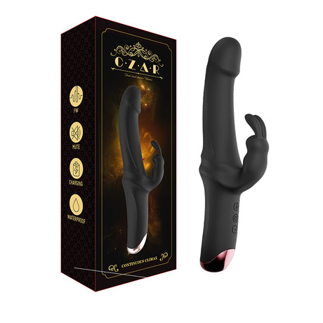 Czar Double Vibrator G Spot Clitoris Stimulator Vaginal Anal Orgasm Dildo