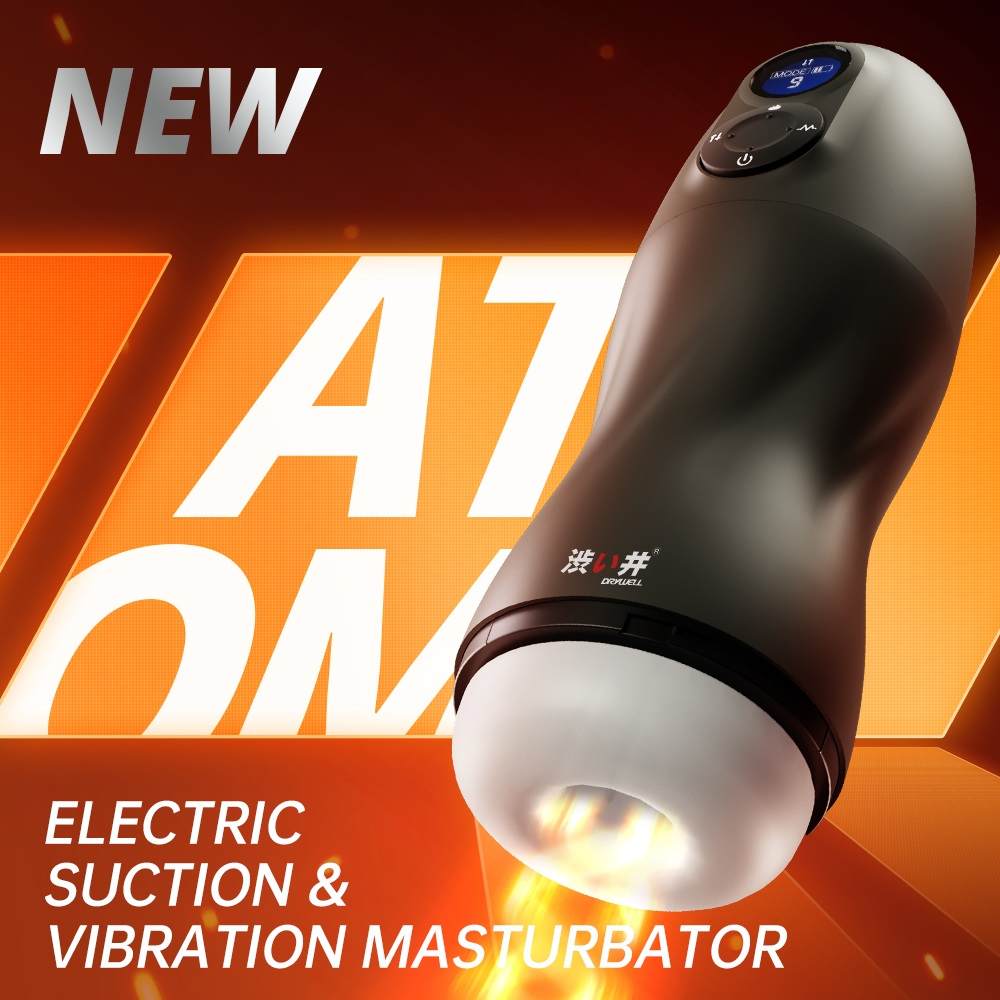 DRY WELL Electric Suction Vibration ATOM Masturbator