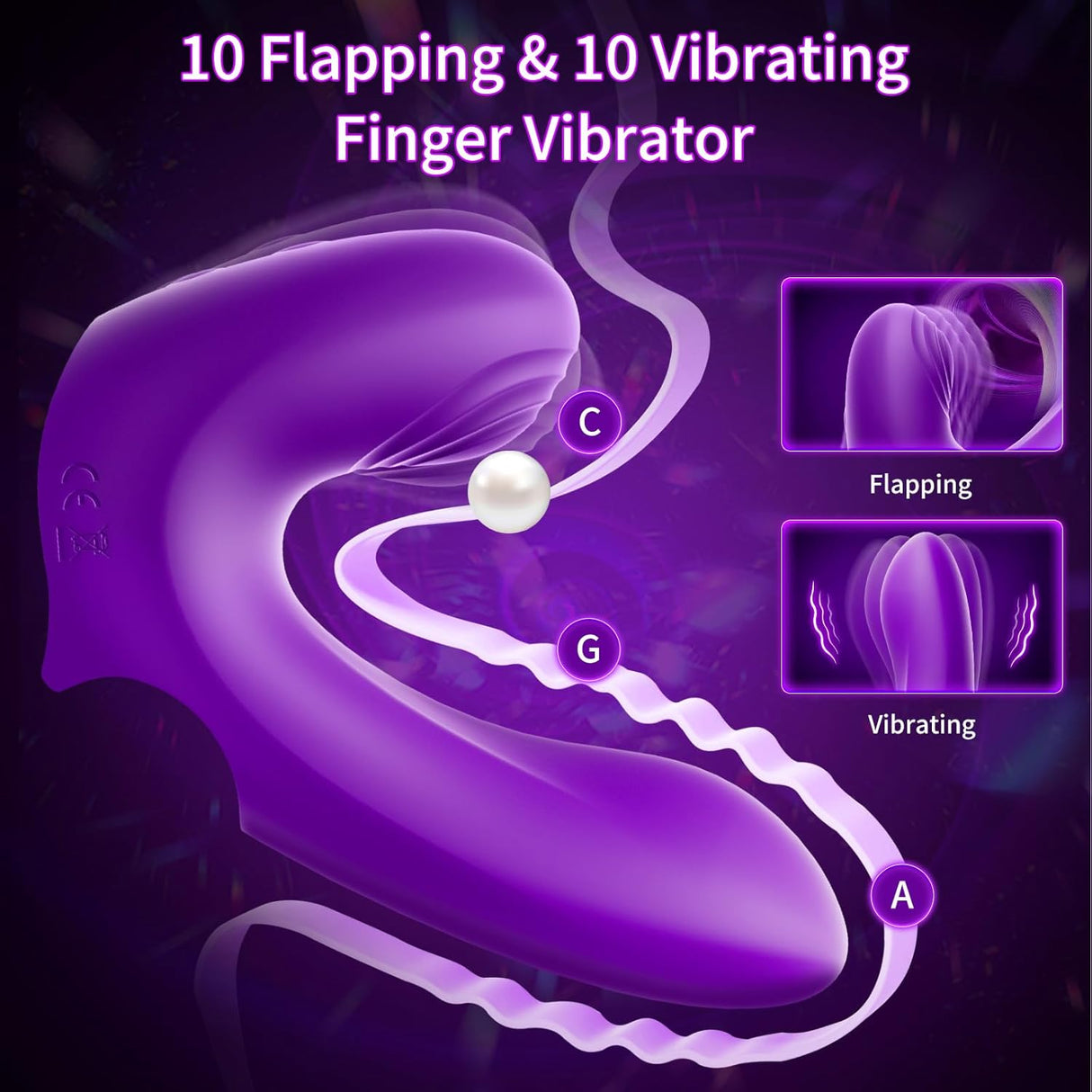 EROCOME Pictor Pro Finger Flapping Vibrator for women