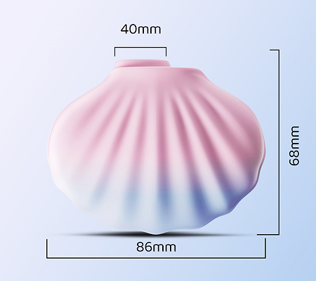 EROCOME Shell shaped Sucking Vibrator Glitoris Vagina sucker for women