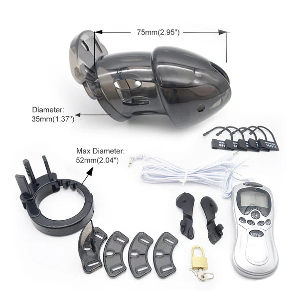 Electric Shock Chastity Cage