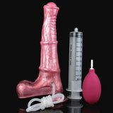 FAAK 35cm Long squirting Horse Dildo Sucker Ejaculation Penis