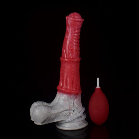 FAAK 35cm Long squirting Horse Dildo Sucker Ejaculation Penis