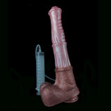 FAAK 35cm Long squirting Horse Dildo Sucker Ejaculation Penis