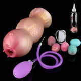 FAAK Fantasy Koi Pneumatic Ovipositor Anal Sex Toys Lay Eggs Dildos