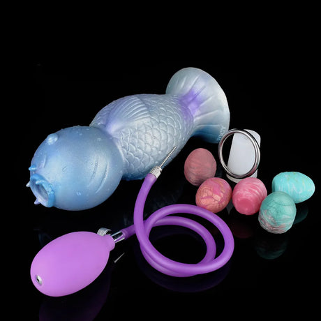 FAAK Fantasy Koi Pneumatic Ovipositor Anal Sex Toys Lay Eggs Dildos