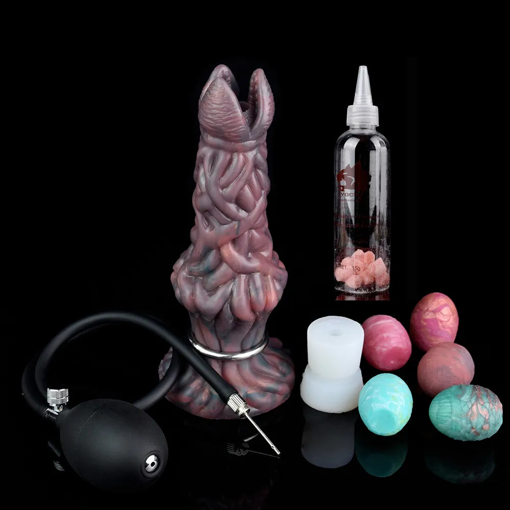 FAAK Fantasy Pneumatic Ovipositor Anal Sex Toys Lay Eggs Dildos