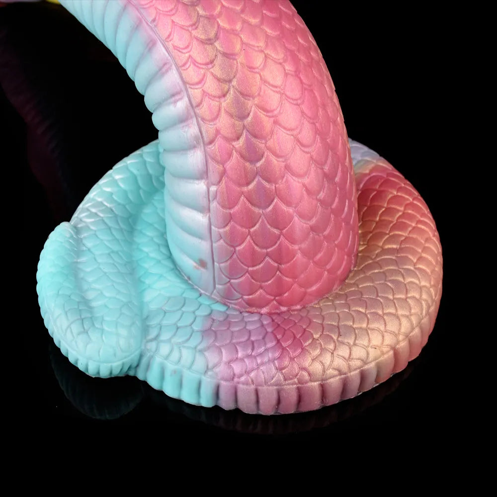 FAAK Huge Long Ejaculation Dildo Cobra Giant Snake Squirting Penis