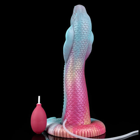 FAAK Huge Long Ejaculation Dildo Cobra Giant Snake Squirting Penis