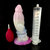 FAAK Knot Ejaculation Dildo With Suction Cup Squirting Dragon Penis