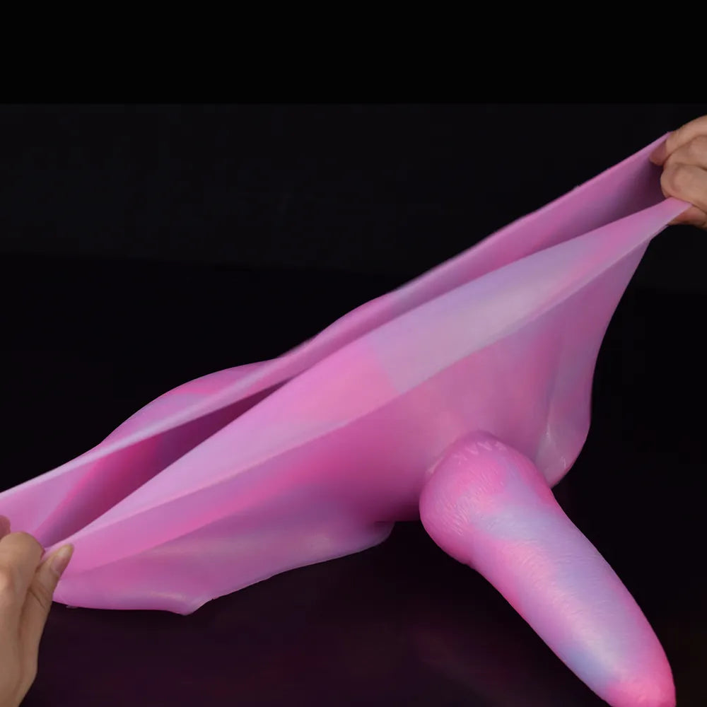 FAAK Silicone Geoduck Dildo Panties Fantasy Animal Strap-ons Penis Anal Plug