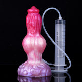 FAAK Silicone fantasy Dog Knot Squirting Penis Large Ejaculation Dildo